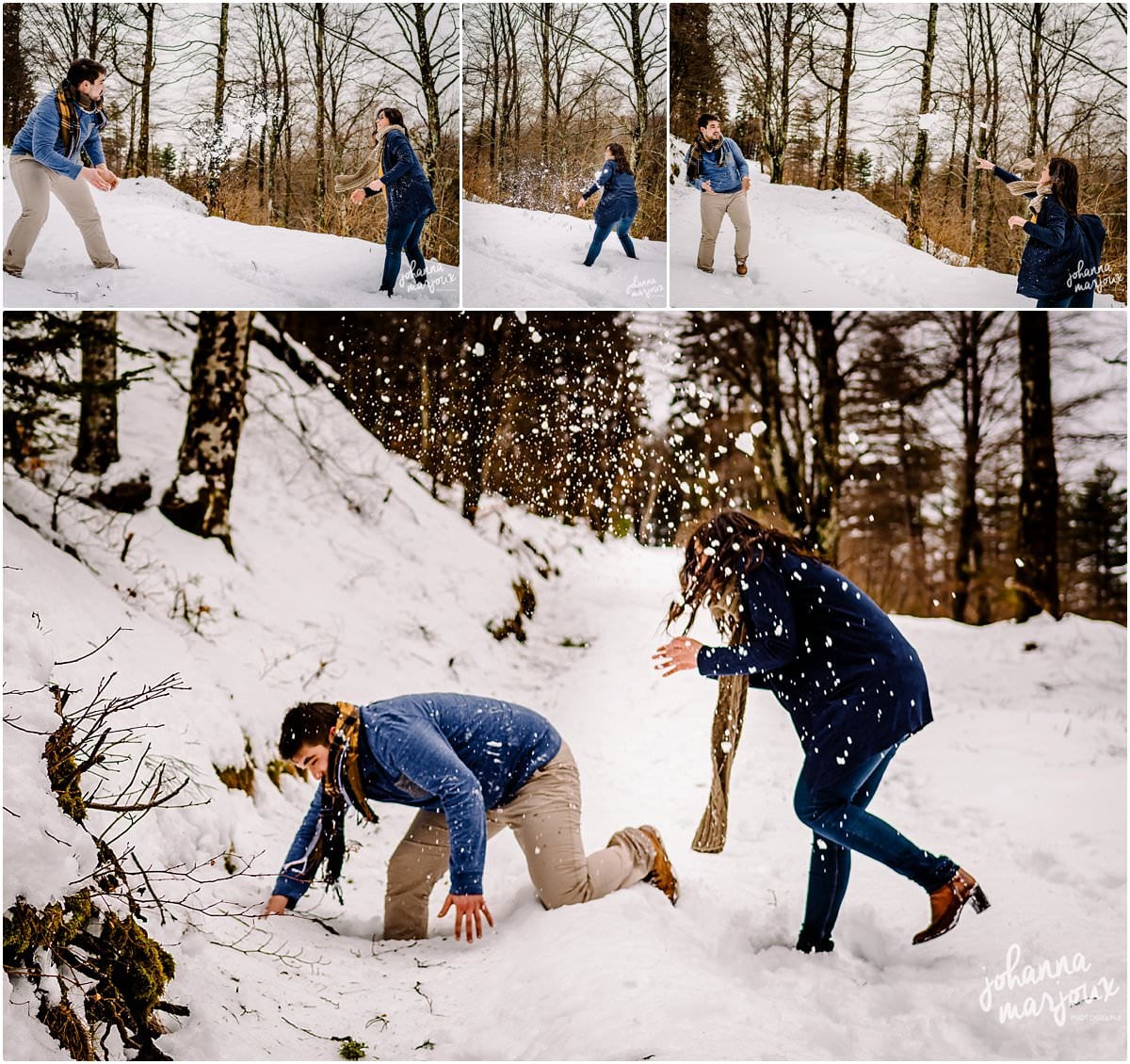 006 seance photo a la neige dans le Gard