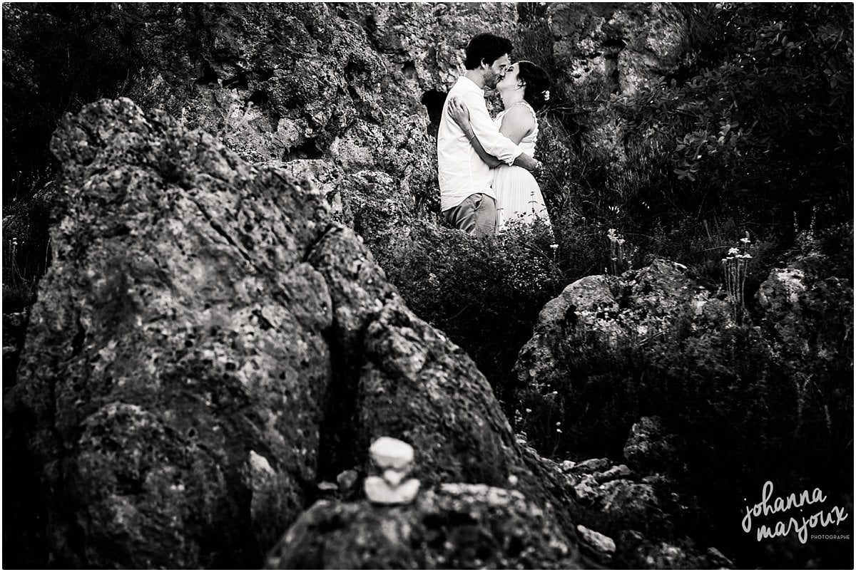 Séance photo de couple dans l'Hérault