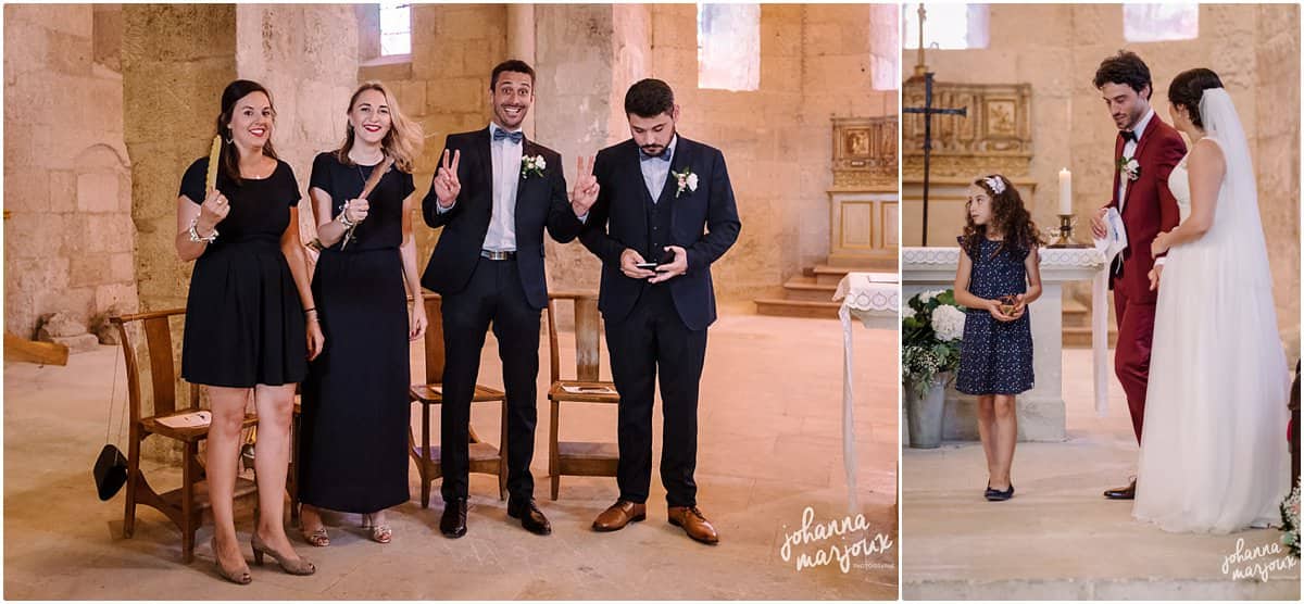Photos de mariage au Prieuré St Michel de Grandmont