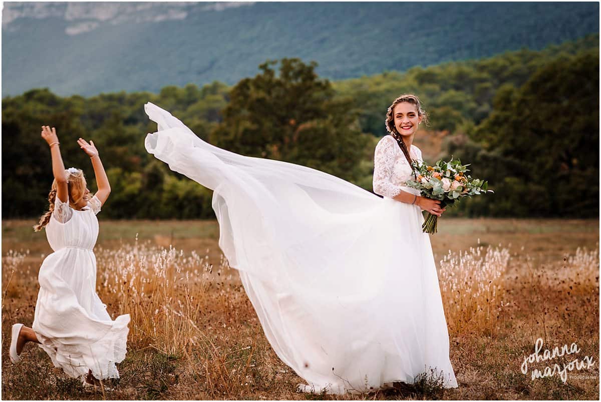 Photos de mariage au Mas des Violettes