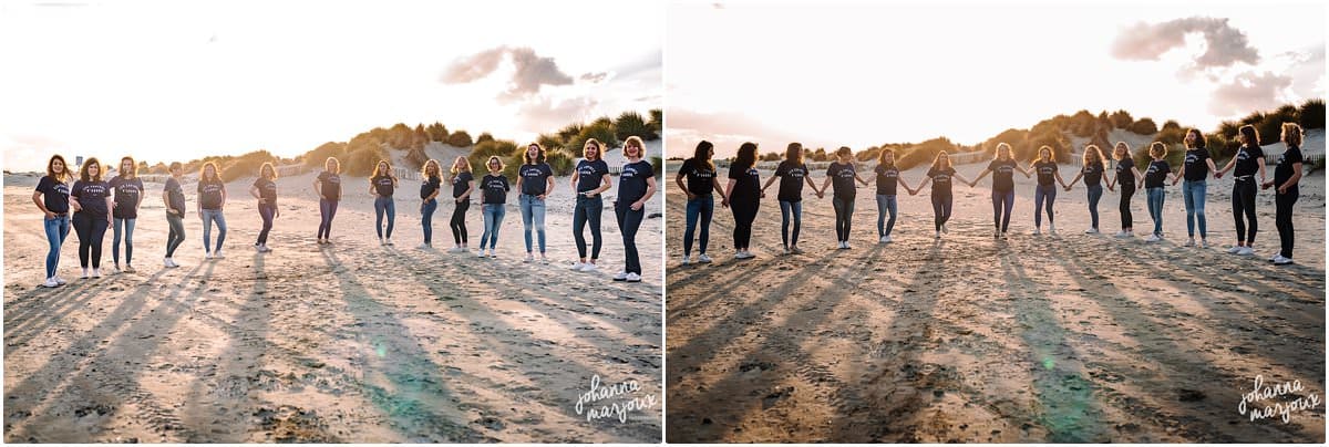 séance photo EVJF sur la plage