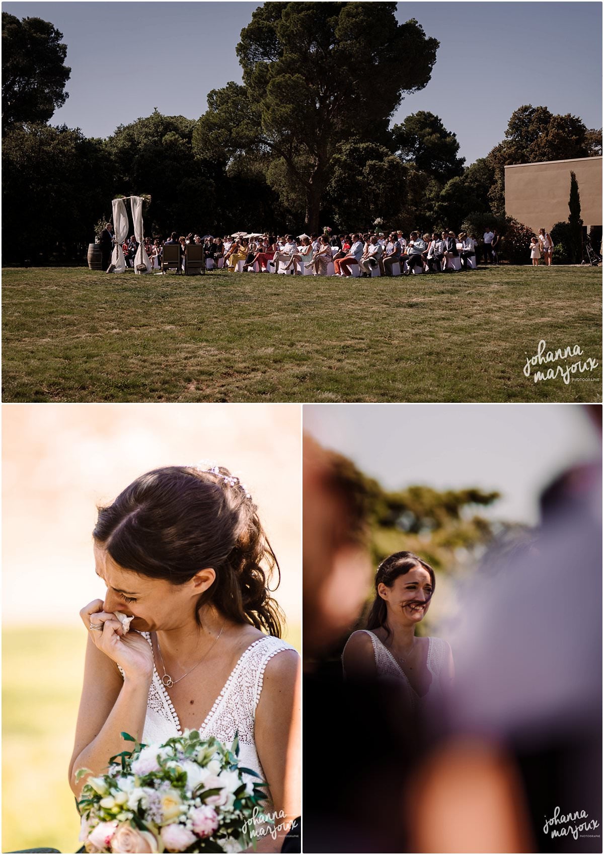 cérémonie de mariage au Château de Parazza