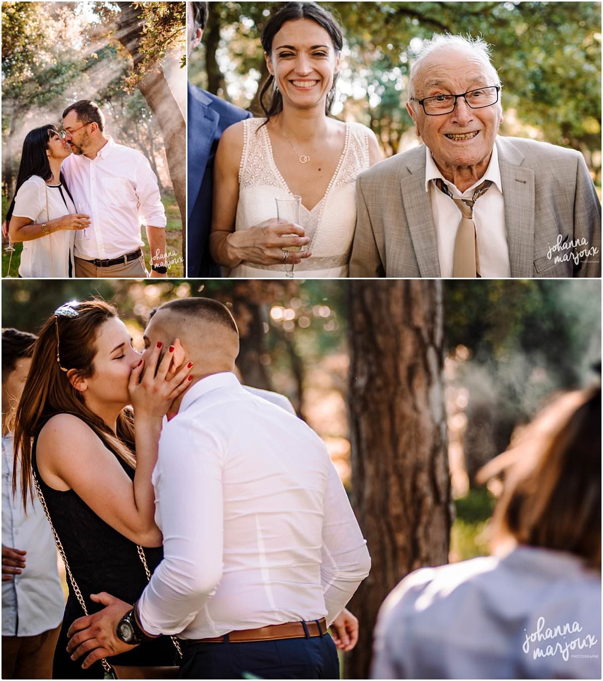 cocktail de mariage au Château de Parazza