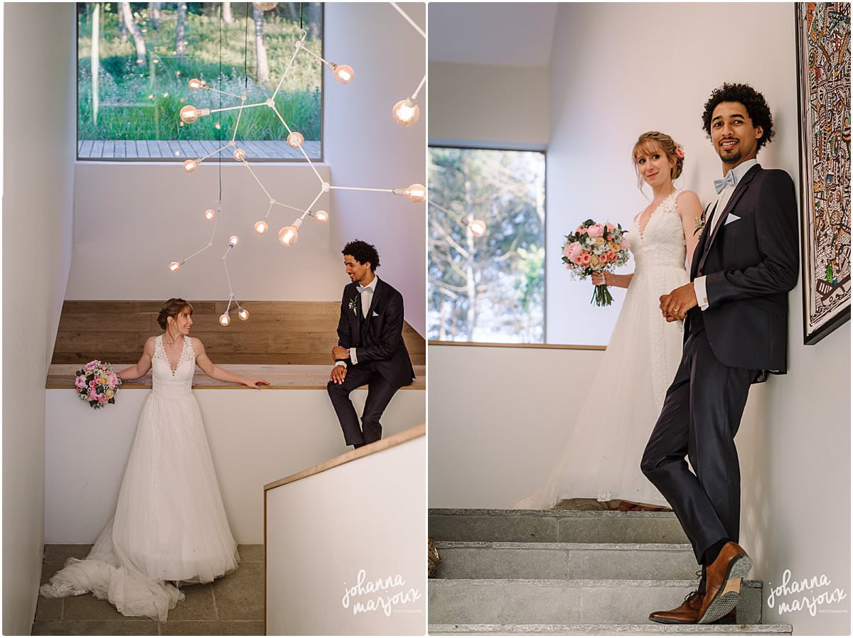 Photo de couple lors d'un mariage dans l'Hérault