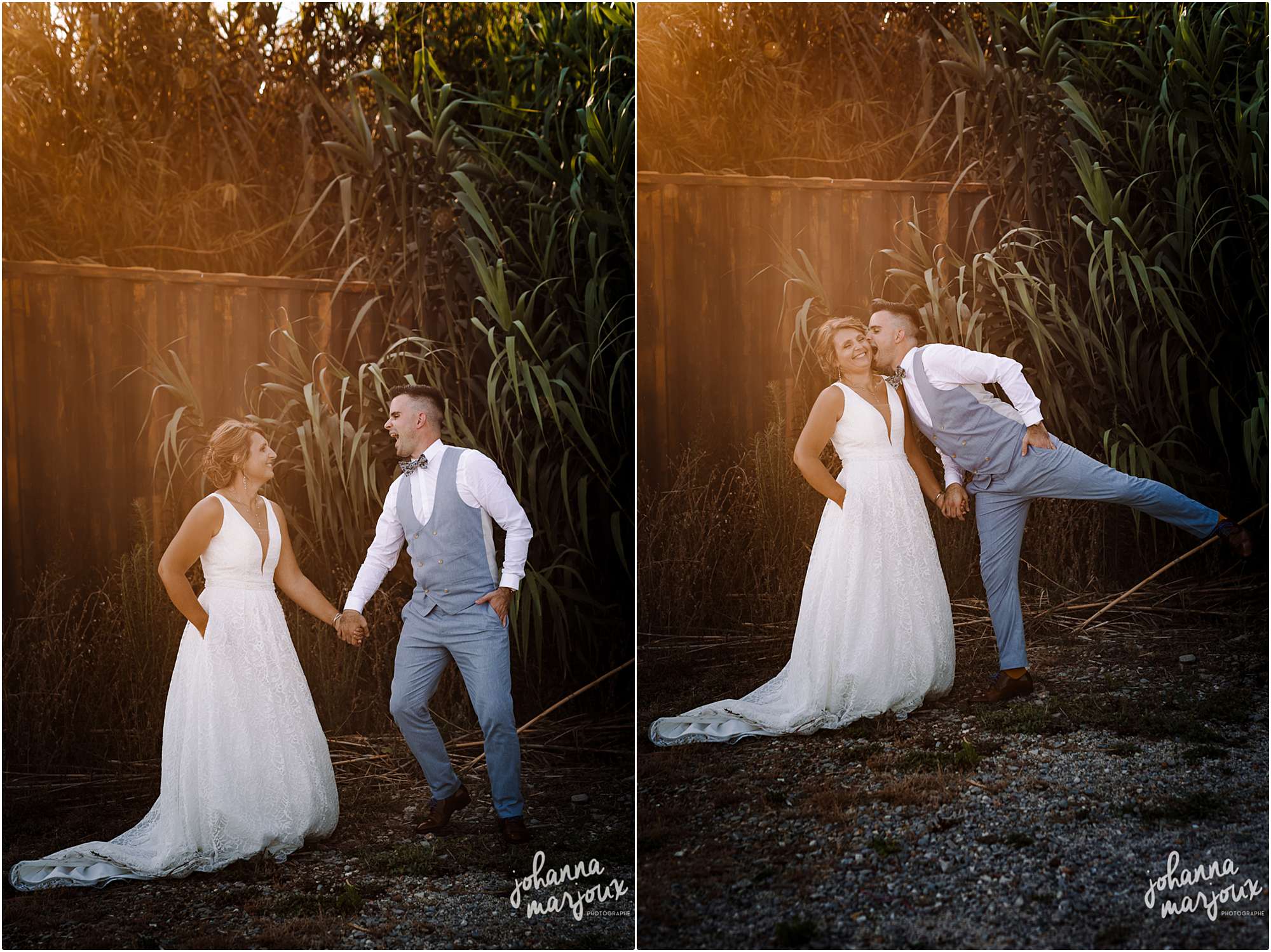 Mariage photo de couple au Domaine des Moures