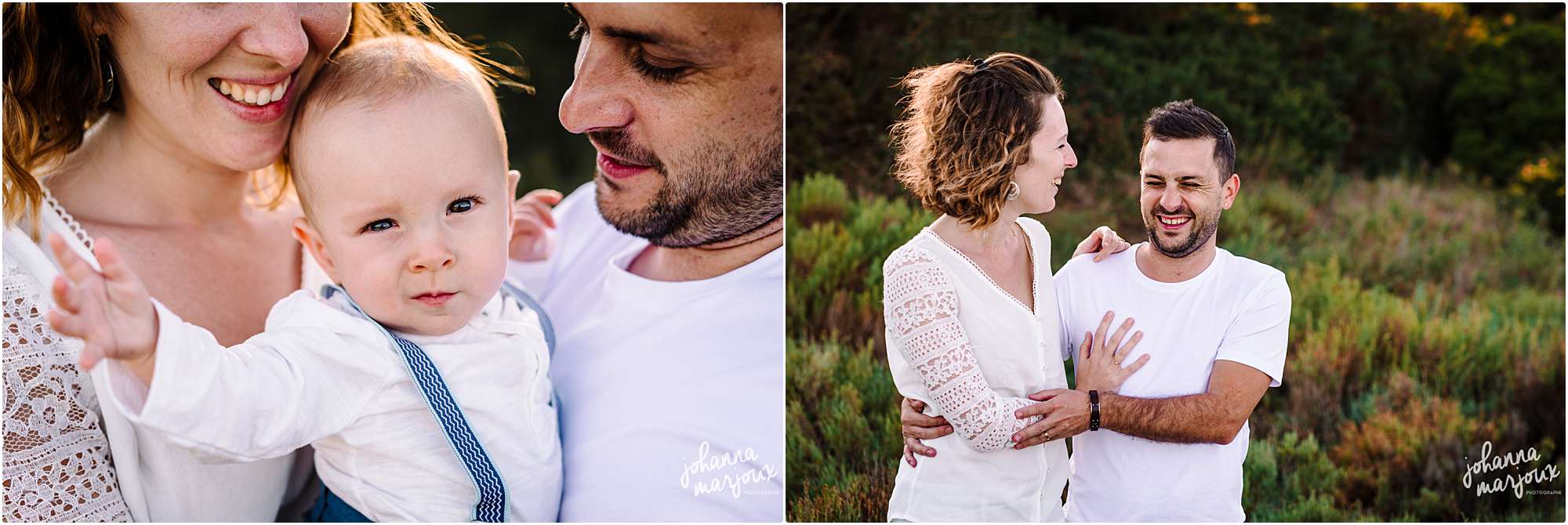 Photo famille dans l'Hérault