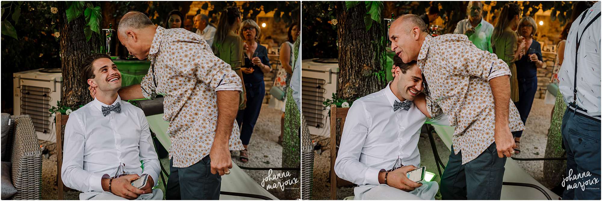 Emotion lors d'un mariage à la Bastide de Lussan