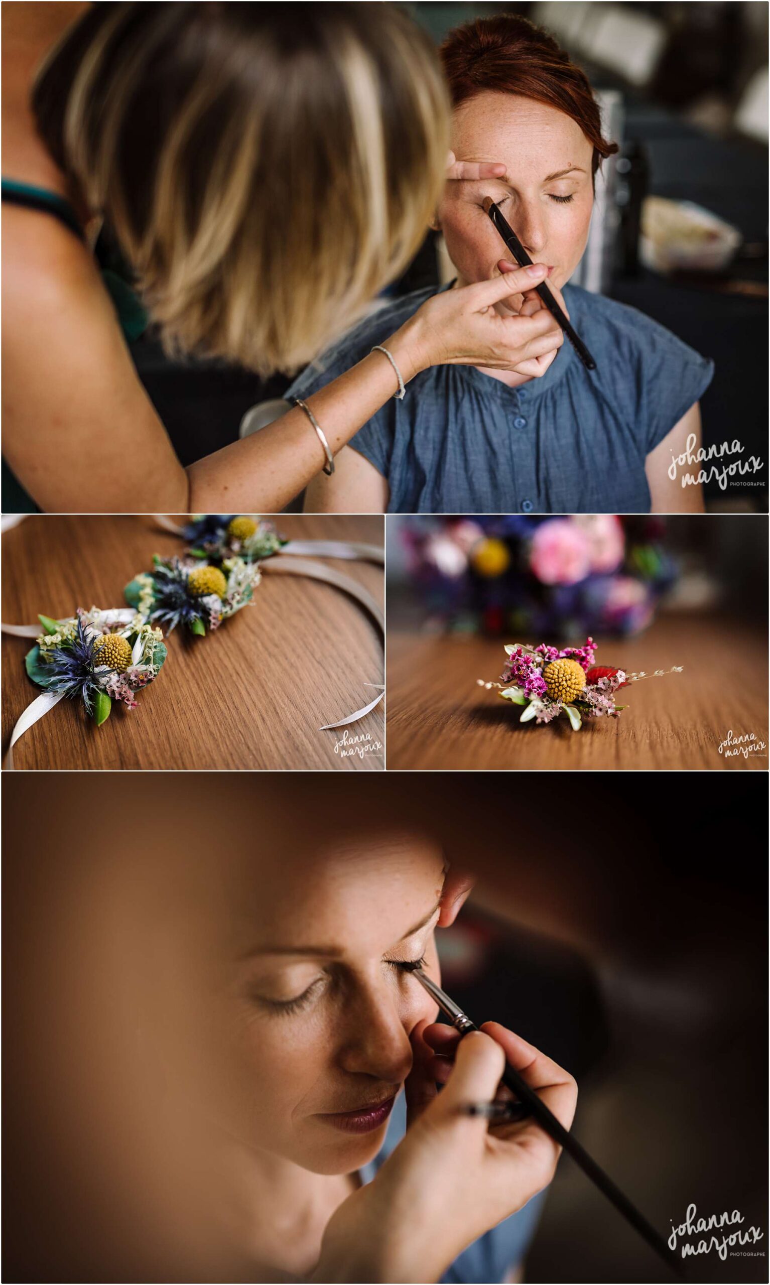 Maquillage de la mariée dans l'Hérault