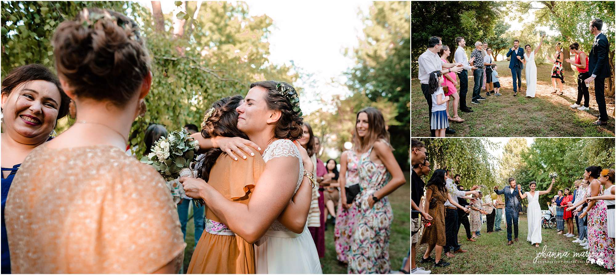 Fin de cérémonie laique de mariage