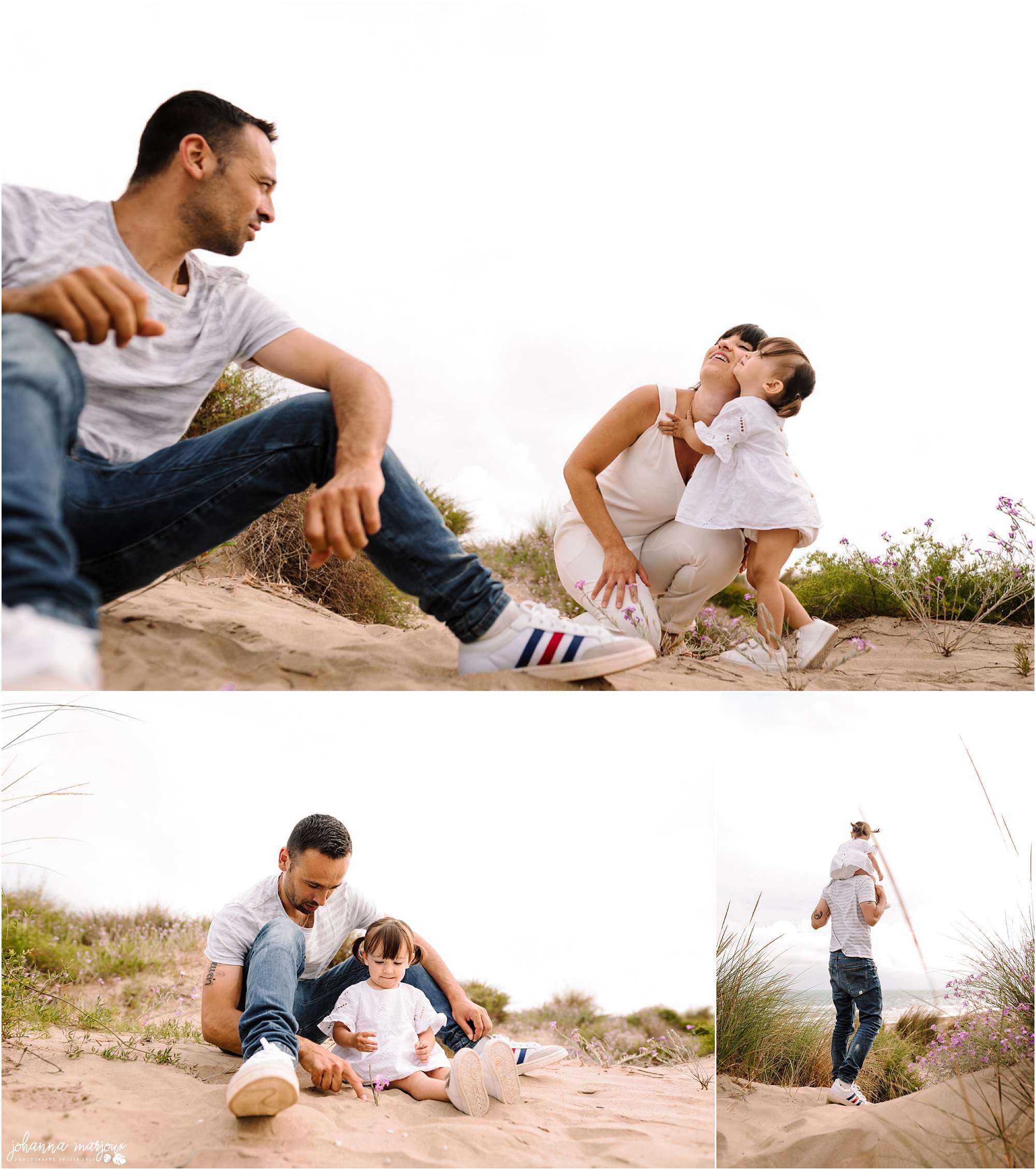 Shooting photo de famille à la plage