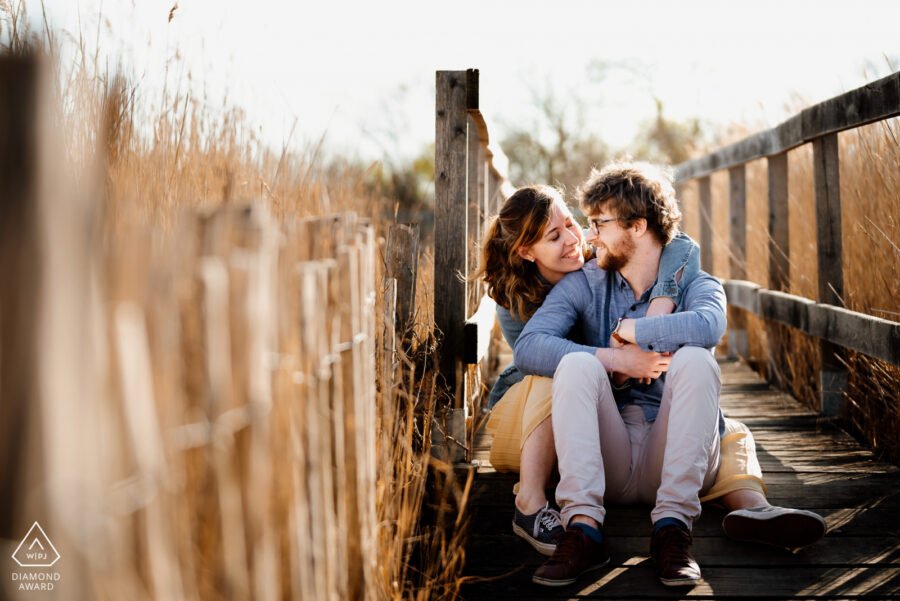 Photo avant le mariage dans l'Hérault