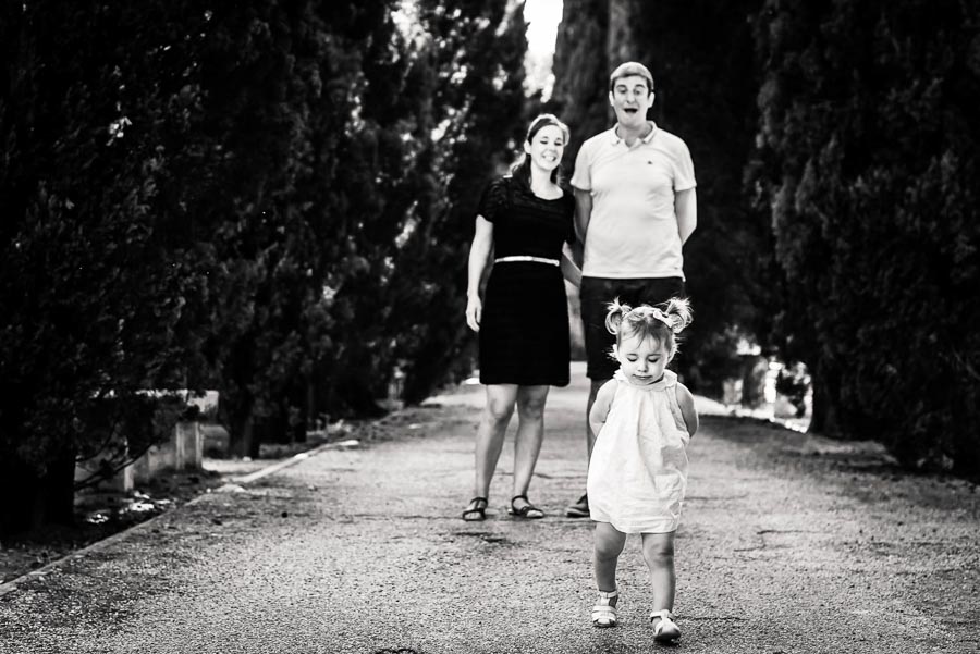 shooting photo de famille en exterieur à Montpellier