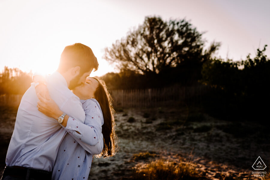 Photos en couple au lever du soleil à Montpellier