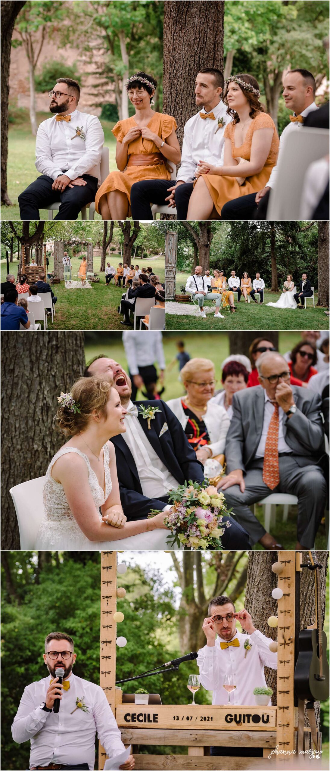 Cérémonie de  mariage au Château Saint Martin de Graves