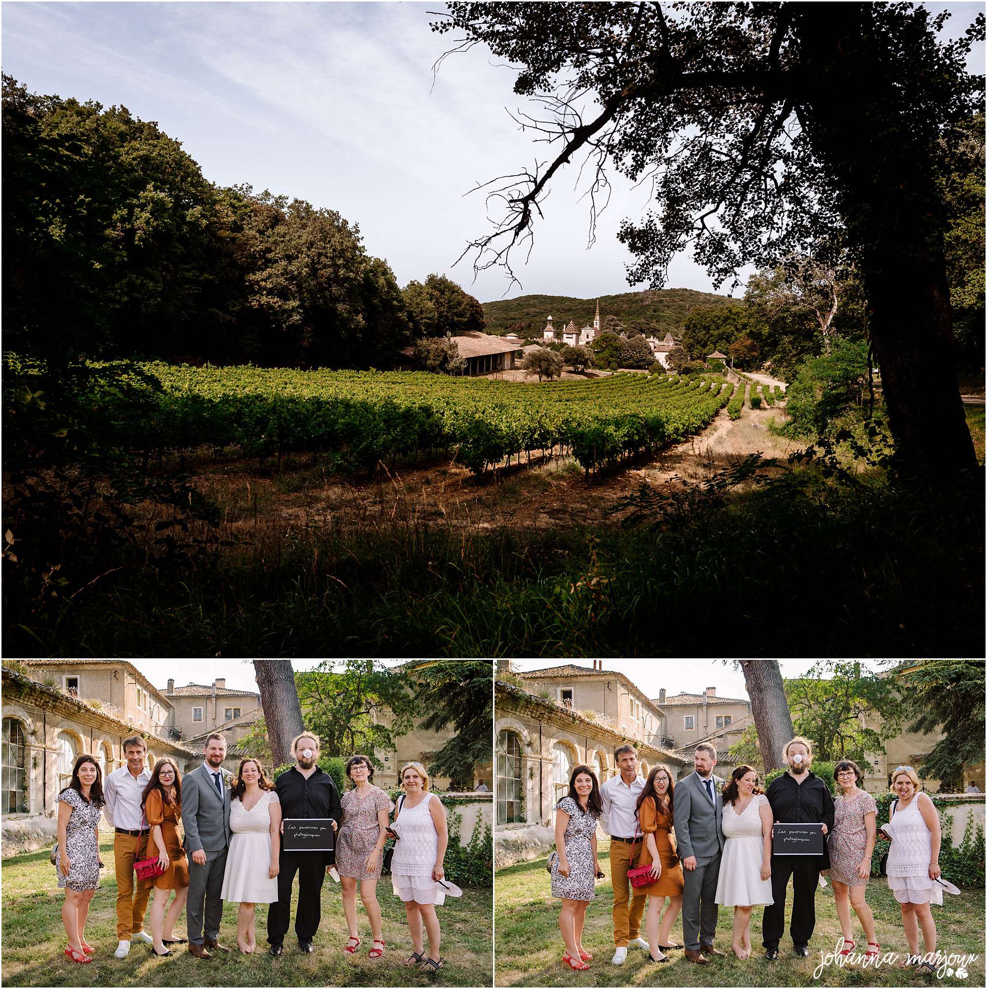 Mariage à la Chartreuse de Valbonne dans le Gard