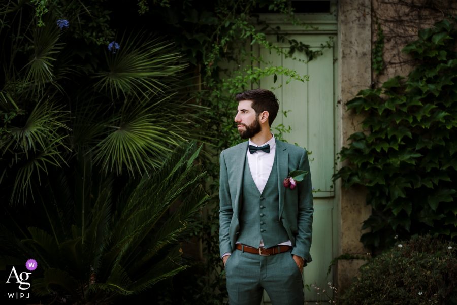 Awrd photo artistique de costume de mariage à Montpellier