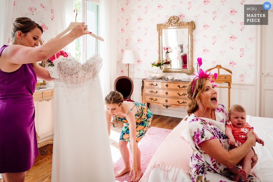 Photo médaillée lors d'un mariage à Montpellier