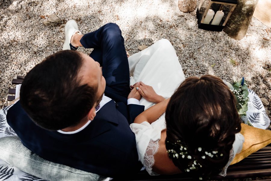 Cérémonie lors d'un mariage en Occitanie