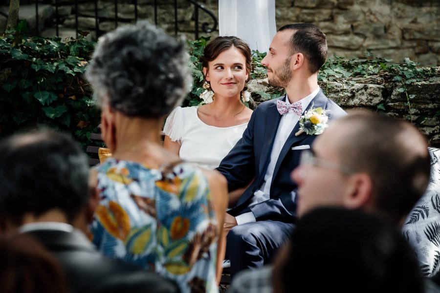 Cérémonie lors d'un mariage en Occitanie