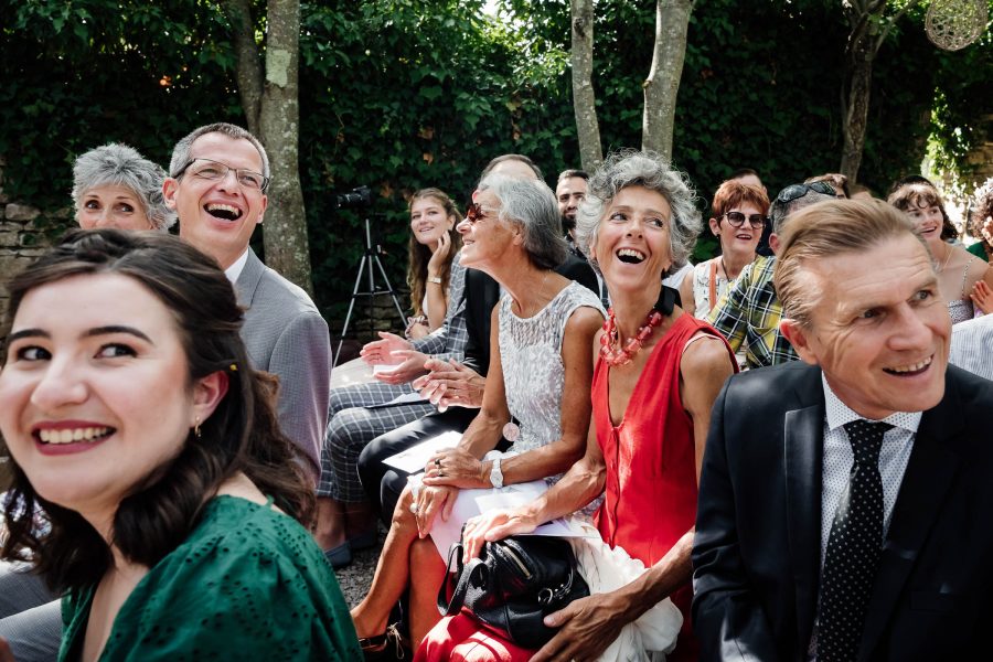 Cérémonie lors d'un mariage en Occitanie