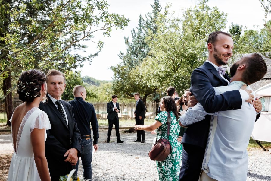 Cérémonie lors d'un mariage en Occitanie