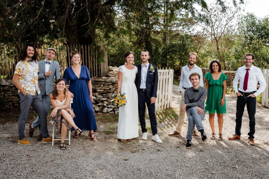 Cocktail de mariage au Mas de la plume