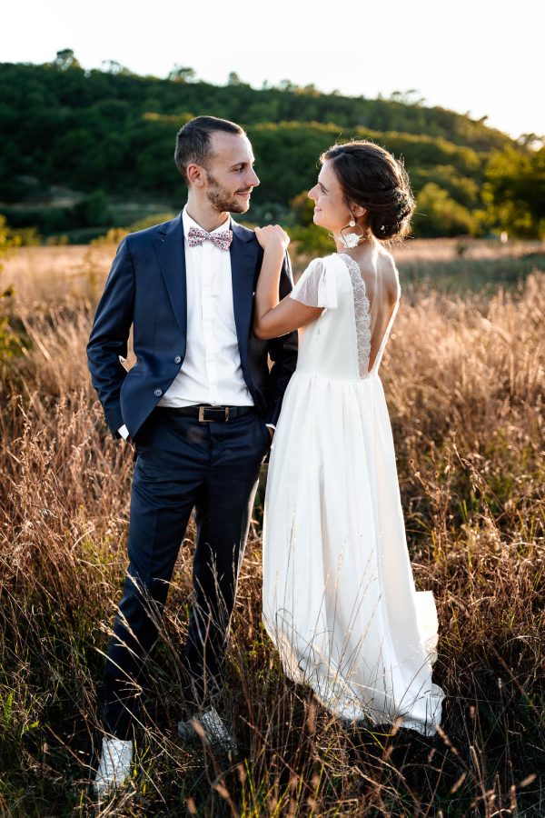 Photo des mariés en Occitanie