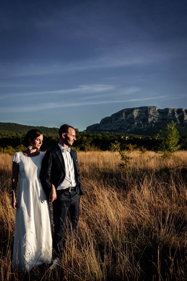 Photo des mariés en Hérault