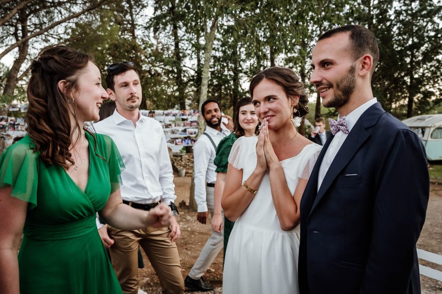 Discours lors du cocktail lors 'un mariage