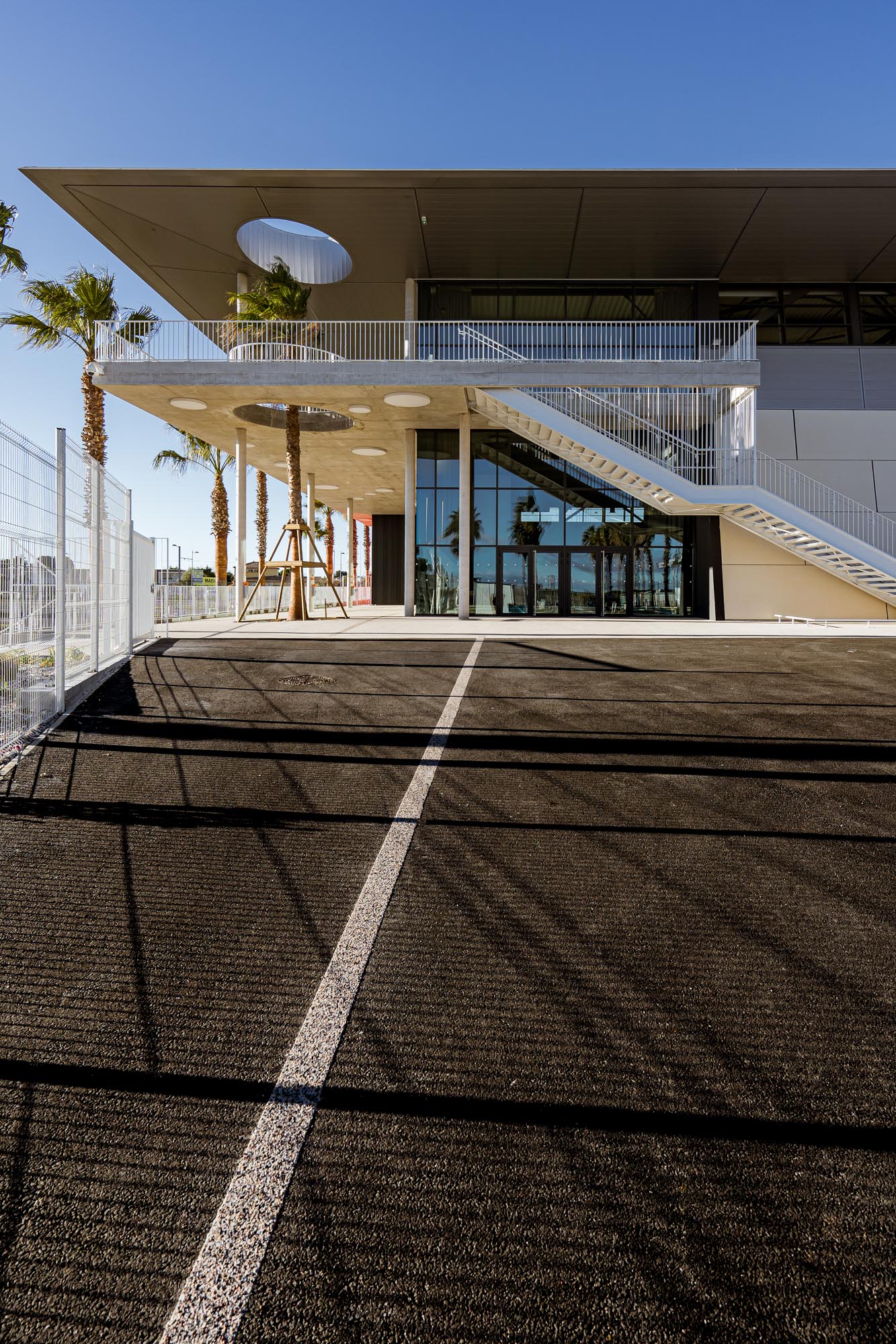 Hall B2 Montpellier- Perspective architecturale et mise en valeur des matériaux