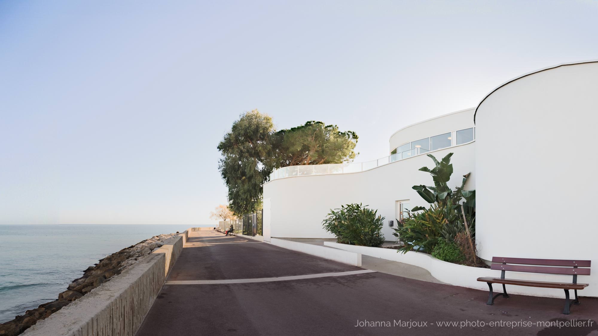 Mise en valeur des volumes et textures d’un projet architectural à Montpellier