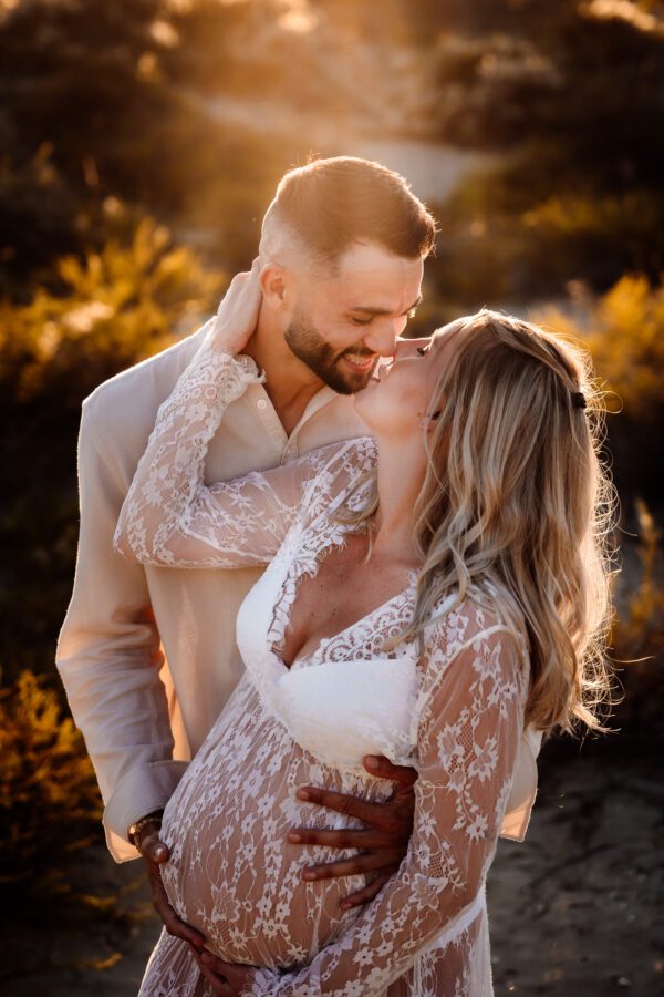 Photo maternité Montpellier en couple